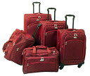 スーツケース キャリーバッグ ビジネスバッグ ビジネスリュック バッグ American Flyer Luggage Madrid 5 Piece Spinner Set, Red, One Sizeスーツケース キャリーバッグ ビジネスバッグ ビジネスリュック バッグ