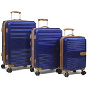 X[cP[X L[obO rWlXobO rWlXbN obO World Traveler Garland Hardside 3-Piece Spinner Luggage Set with USB Port, Navy, One SizeX[cP[X L[obO rWlXobO rWlXbN obO