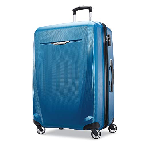 スーツケース キャリーバッグ ビジネスバッグ ビジネスリュック バッグ Samsonite Winfield 3 DLX Hardside Expandable Luggage with Spinners, Checked-Large 28-Inch, Blue/Navyスーツケース キャリーバッグ ビジネスバッグ ビジネスリュック バッグ