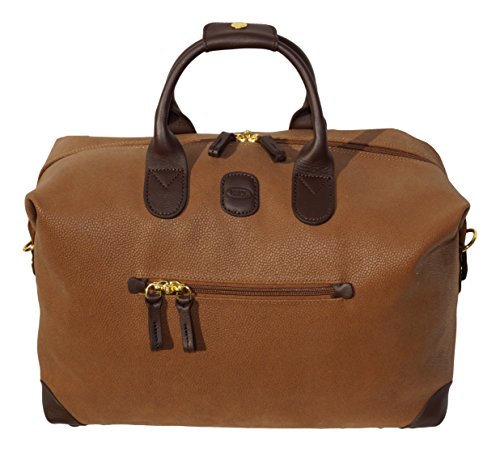 スーツケース キャリーバッグ ビジネスバッグ ビジネスリュック バッグ Bric's 22 Inch Cargo Duffle Bag - Large Carry-On or Overnight Travel Bag - MyLIFE Collection - Tanスーツケース キャリーバッグ ビジネスバッグ ビジネスリュック バッグ