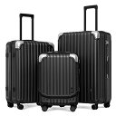 スーツケース キャリーバッグ ビジネスバッグ ビジネスリュック バッグ LEVEL8 Grace Luggage Sets Hardshell Suitcase...