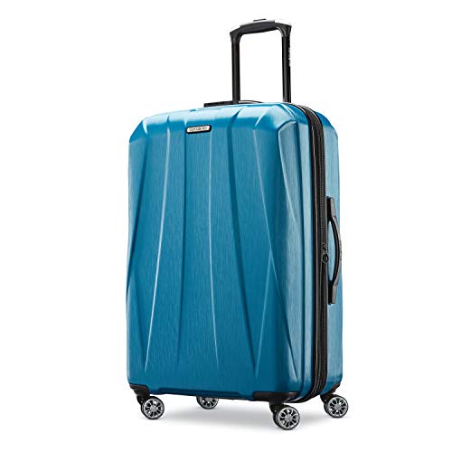スーツケース キャリーバッグ ビジネスバッグ ビジネスリュック バッグ Samsonite Centric 2 Hardside Expandable Luggage with Spinners, Caribbean Blue, Checked-Medium 24-Inchスーツケース キャリーバッグ ビジネスバッグ ビジネスリュック バッグ