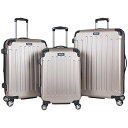 スーツケース キャリーバッグ ビジネスバッグ ビジネスリュック バッグ Kenneth Cole REACTION Renegade Luggage Expandable 8-Wheel Spinner Lightweight Hardside Suitcase, Champagne, 3-Piece スーツケース キャリーバッグ ビジネスバッグ ビジネスリュック バッグ(4)