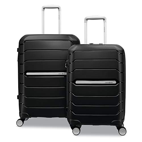 スーツケース キャリーバッグ ビジネスバッグ ビジネスリュック バッグ Samsonite Freeform Hardside Expandable Luggage with Spinners, Black, 2PC SET (Carry-on/Large)スーツケース キャリーバッグ ビジネスバッグ ビジネスリュック バッグ