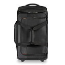 スーツケース キャリーバッグ ビジネスバッグ ビジネスリュック バッグ Briggs & Riley Wheeled Duffle, Black, Checke...