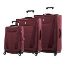 スーツケース キャリーバッグ ビジネスバッグ ビジネスリュック バッグ Travelpro Maxlite 5 Softside Expandable Luggage with 4 Spinner Wheels, Lightweight Suitcase, Men and Women, Burgundyスーツケース キャリーバッグ ビジネスバッグ ビジネスリュック バッグ