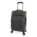X[cP[X L[obO rWlXobO rWlXbN obO Perry Ellis Charleston Lightweight Spinner Carry-On Luggage, Dark CharcoalX[cP[X L[obO rWlXobO rWlXbN obO