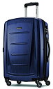 スーツケース キャリーバッグ ビジネスバッグ ビジネスリュック バッグ Samsonite Winfield 2 Hardside Luggage with Spinner Wheels, Navy, Checked-Large 28-Inchスーツケース キャリーバッグ ビジネスバッグ ビジネスリュック バッグ