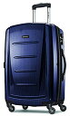 X[cP[X L[obO rWlXobO rWlXbN obO Samsonite Winfield 2 Hardside Luggage with Spinner Wheels, Navy, Checked-Medium 24-InchX[cP[X L[obO rWlXobO rWlXbN obO