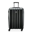 スーツケース キャリーバッグ ビジネスバッグ ビジネスリュック バッグ DELSEY Paris Helium Aero Hardside Expandable Luggage with Spinner Wheels, Black, Checked-Medium 25 Inchスーツケース キャリーバッグ ビジネスバッグ ビジネスリュック バッグ