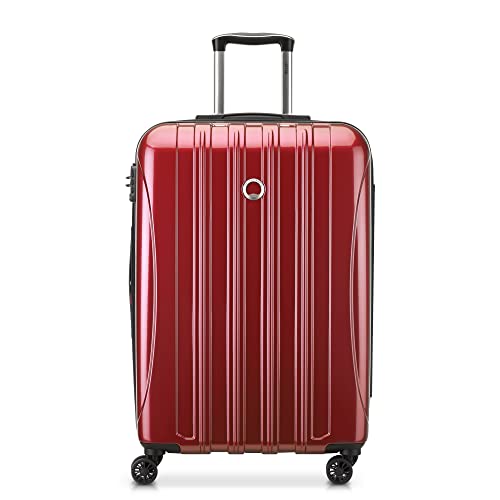 楽天angelicaスーツケース キャリーバッグ ビジネスバッグ ビジネスリュック バッグ DELSEY Paris Helium Aero Hardside Expandable Luggage with Spinner Wheels, Brick Red, Checked-Medium 25 Inchスーツケース キャリーバッグ ビジネスバッグ ビジネスリュック バッグ