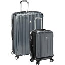 X[cP[X L[obO rWlXobO rWlXbN obO DELSEY Paris Helium Aero Hardside Expandable Luggage with Spinner Wheels, Titanium, 2-Piece Set (19/29)X[cP[X L[obO rWlXobO rWlXbN obO