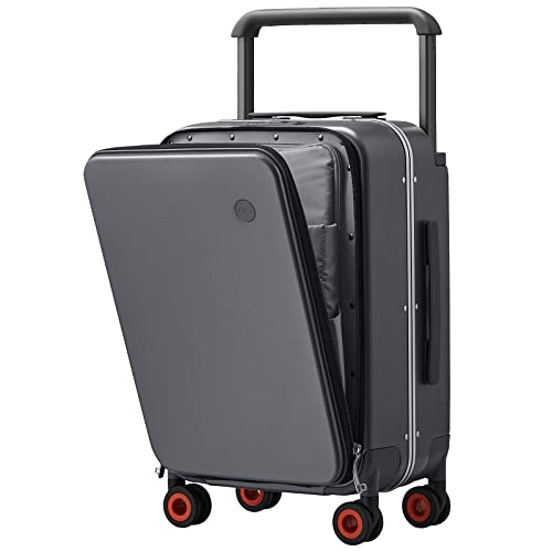 スーツケース キャリーバッグ ビジネスバッグ ビジネスリュック バッグ mixi Carry On Luggage Wide Handle Luxury Design Rolling Travel Suitcase PC Hardside with Aluminum Frame Hollow Spinnスーツケース キャリーバッグ ビジネスバッグ ビジネスリュック バッグ