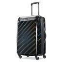 スーツケース キャリーバッグ ビジネスバッグ ビジネスリュック バッグ American Tourister Moonlight Hardside Expandable Luggage with Spinner Wheels, Iridescent Black, Checked-Medium 24-Inスーツケース キャリーバッグ ビジネスバッグ ビジネスリュック バッグ