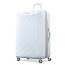 スーツケース キャリーバッグ ビジネスバッグ ビジネスリュック バッグ American Tourister Moonlight Hardside Expandable Luggage with Spinner Wheels, Iridescent White, Checked-Large 28-Incスーツケース キャリーバッグ ビジネスバッグ ビジネスリュック バッグ