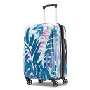 スーツケース キャリーバッグ ビジネスバッグ ビジネスリュック バッグ American Tourister Moonlight Hardside Expandable Luggage with Spinner Wheels, Palm Trees, Checked-Large 28-Inchスーツケース キャリーバッグ ビジネスバッグ ビジネスリュック バッグ