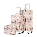 スーツケース キャリーバッグ ビジネスバッグ ビジネスリュック バッグ Unitravel 3 Piece Vintage Suitcase Set, Hand...