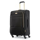 スーツケース キャリーバッグ ビジネスバッグ ビジネスリュック バッグ American Tourister Belle Voyage Softside Luggage with Spinner Wheels, Black, Checked-Medium 25-Inchスーツケース キャリーバッグ ビジネスバッグ ビジネスリュック バッグ