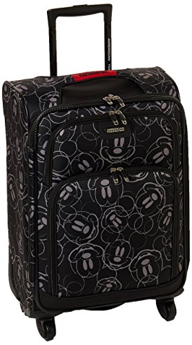 楽天angelicaスーツケース キャリーバッグ ビジネスバッグ ビジネスリュック バッグ American Tourister Disney Softside Luggage with Spinner Wheels, Mickey Mouse Multi-Face, 21-Inchスーツケース キャリーバッグ ビジネスバッグ ビジネスリュック バッグ