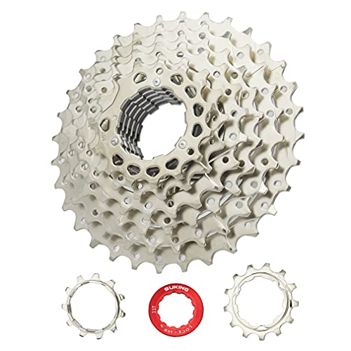 スプロケット フリーホイール ギア パーツ 自転車 CYSKY 8 Speed Cassette 8Speed 11-40T/11-42T Cassette Fit for Mountain Bike, Road Bicycle, MTB, BMX, Sram Sunrace Shimano ultegra xt (Light Weight) (8S-11-32スプロケット フリーホイール ギア パーツ 自転車