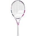 テニス ラケット 輸入 アメリカ バボラ Babolat Evo Aero Tennis Racquet (Pink) (4 3/8