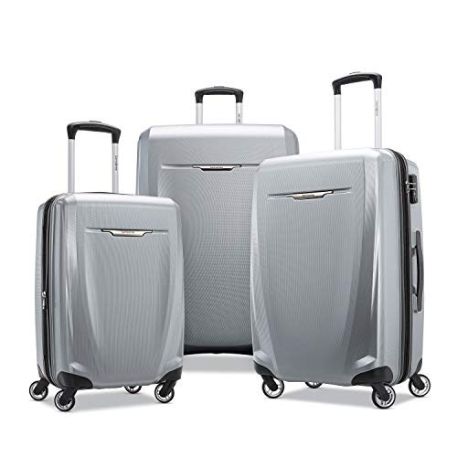 スーツケース キャリーバッグ ビジネスバッグ ビジネスリュック バッグ Samsonite Winfield 3 DLX Hardside Luggage with Spinners, 3-Piece Set (20/25/28), Silverスーツケース キャリーバッグ ビジネスバッグ ビジネスリュック バッグ