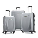 スーツケース キャリーバッグ ビジネスバッグ ビジネスリュック バッグ Samsonite Winfield 3 DLX Hardside Luggage with Spinners, 3-Piece Set (20/25/28), Silverスーツケース キャリーバッグ ビジネスバッグ ビジネスリュック バッグ