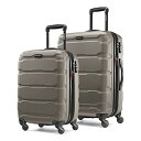 スーツケース キャリーバッグ ビジネスバッグ ビジネスリュック バッグ Samsonite Omni PC Hardside Expandable Luggage with Spinner Wheels, Silver, 2-Piece Set (20/24)スーツケース キャリーバッグ ビジネスバッグ ビジネスリュック バッグ