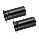 真空管 ギター ベース アンプ 海外 輸入 MECCANIXITY 9pin Ceramic Vacuum Tube Socket Valve 53mm Aluminum Shield for 12AX7 12AU7 ECC83 ECC82 Tube,Black Pack of 2真空管 ギター ベース アンプ 海外 輸入