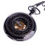 ShoppeWatch Skeleton Mechanical Pocket Watch Wind Up with Chain Mens Steampunk Pocketwatch Reloj de Bolsillo PW33