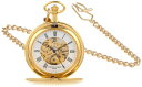 Charles-Hubert, Paris 3556 Gold-Plated Mechanical Pocket Watch