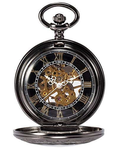 商品情報 商品名 TREEWETO Steampunk Skeleton Mechanical Copper Fob Retro Pocket Watch 商品名（英語）TREEWETO Steampunk Skeleton Mechani...