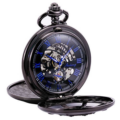 商品情報 商品名 TREEWETO Black Double Cover Roman Numerals Dial Skeleton Mens Women Pocket Watch 商品名（英語）TREEWETO Black Double Cover Roman Numerals Dial Skeleton Mens Women Pocket Watch 商品名（翻訳）TREEWETOブラックダブルカバーローマンナメラルダイヤルスケルトンメンズ女性ポケットウォッチ 型番HB035 ブランドTREEWETO 商品説明（自動翻訳）製品の説明 特徴優秀な技量の 1.100% 真新しい 2.Stainless 鋼鉄場合および合金の鎖 精密な機械動きとの 3.Elegant 設計 4.Skeleton および透明なダイヤルは腕時計内の絶妙な動きそして構造を示します 5.Removable キー ホルダー端にクリップと どのように使用/セットの機械ポケット腕時計へのか。機械式時計を受け取ったらA.時刻設定 時計のベースからクラウンを引き離し、正確な時刻になるまでクラウンを時計回りに回してください。B. 時計の巻き上げ リューズを時計の土台に沿って元の位置に押し戻し、時計回りに10-15回転させて巻き上げを行います。巻き上げ過ぎるとゼンマイが切れてしまいます）。この操作は毎日1回（寝る前）行ってください。さもないと、動作が停止します。リューズがきついと感じる場合は、巻き上げすぎにご注意ください。仕様 (1cm=10mm=0.394 inch) (概算) ケース直径: 約45mm ケース厚: 約15mm(カバー含む) チェーン長: 約380mm（フック含む） チェーンの材質:合金パッケージが含まれています。1* 懐中時計 1* チェーン 1* ギフト box1*User Manual 関連キーワードこのようなギフトシーンにオススメです。プレゼント お誕生日 クリスマスプレゼント バレンタインデー ホワイトデー 贈り物