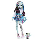 モンスターハイ 人形 ドール Monster High Doll, Frankie Stein with Blue & Black Streaked Hair ...