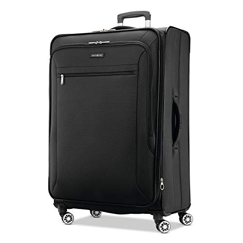 スーツケース キャリーバッグ ビジネスバッグ ビジネスリュック バッグ Samsonite Ascella X Softside Expandable Luggage with Spinners, Black, Checked-Large 29-Inch, 131984-1041スーツケース キャリーバッグ ビジネスバッグ ビジネスリュック バッグ