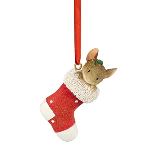 エネスコ Enesco 置物 インテリア 海外モデル アメリカ Enesco Tails with Heart Mouse Santa Spy Hanging Ornament, 2.52 Inch, Multicolorエネスコ Enesco 置物 インテリア 海外モデル アメリカ