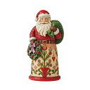 エネスコ Enesco 置物 インテリア 海外モデル アメリカ Enesco Jim Shore Heartwood Creek Santa Holding W...