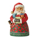 エネスコ Enesco 置物 インテリア 海外モデル アメリカ Enesco Jim Shore Heartwood Creek Santa with Gift...
