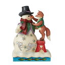 エネスコ Enesco 置物 インテリア 海外モデル アメリカ Enesco Jim Shore Heartwood Creek Snowman with Fo...