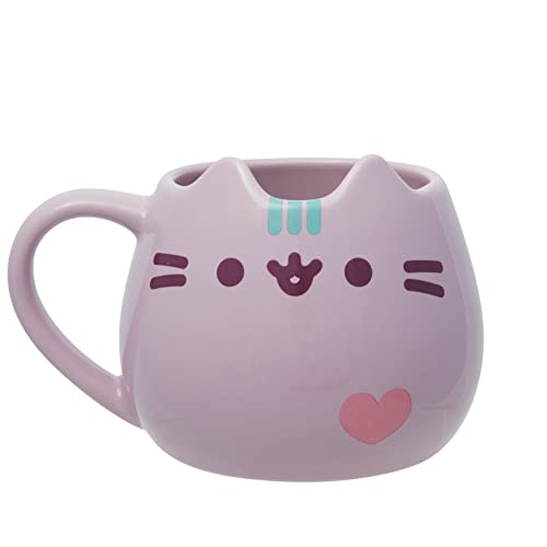 エネスコ Enesco 置物 インテリア 海外モデル アメリカ Enesco Pusheen Sculpted Pastel Mug 16 oz (Purple)エネスコ Enesco 置物 インテリア 海外モデル アメリカ