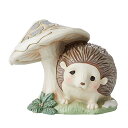 エネスコ Enesco 置物 インテリア 海外モデル アメリカ Enesco Jim Shore Heartwood Creek White Woodland Hedgehog and Mushroom Figurine, 3.25 Inch, Multicolorエネスコ Enesco 置物 インテリア 海外モデル アメリカ