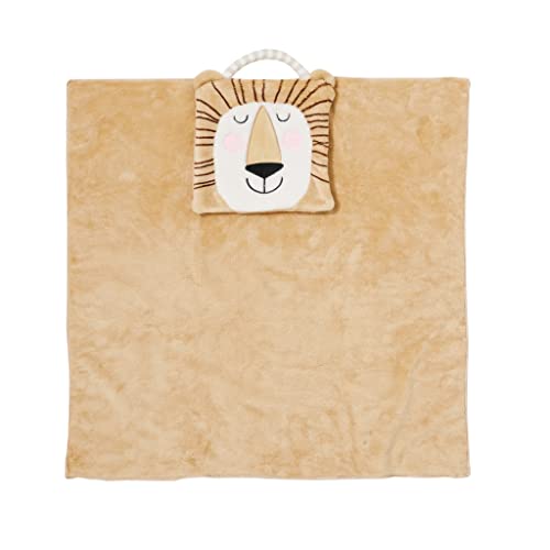 エネスコ Enesco 置物 インテリア 海外モデル アメリカ Enesco Izzy and Oliver New Baby Infant Lion Character Super-Soft Folding Travel Blanket, Brown, 24 x 24 Inchエネスコ Enesco 置物 インテリア 海外モデル アメリカ