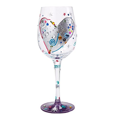 エネスコ Enesco 置物 インテリア 海外モデル アメリカ Lolita Silver Lining Hand Painted Wine Glass Giftエネスコ Enesco 置物 インテリア 海外モデル アメリカ