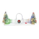 デパートメント56 Department 56 置物 インテリア 海外モデル Department 56 Village Accessories Cardinal Christmas Gate Lit Figurine, 3.5 Inch, Multicolorデパートメント56 Department 56 置物 インテリア 海外モデル