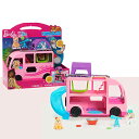 バービー バービー人形 Barbie Pet Camper Playset with Pair of 1.5-inch Pet Figures, 11-pieces, Toy Figures and Playset, Kids Toys for Ages 3 Up by Just Playバービー バービー人形