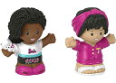 バービー バービー人形 Fisher-Price Little People Barbie Toddler Toys Sleepover Figure Pack, 2 Characters for Pretend Play Ages 18+ Monthsバービー バービー人形