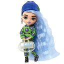 バービー バービー人形 Barbie Extra Minis Doll #3 (5.5 in) Wearing Emoji-Printed 2-Piece Fa...