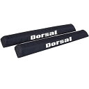 サーフィン ボードケース バックパック マリンスポーツ Dorsal Aero Roof Rack Pads for Factory and Wide Crossbars - Pack of 2 for Surfboards Kayaks Sups Snowboards Polyester 34