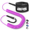 サーフィン リーシュコード マリンスポーツ BPS 'Storm' Ultralite Surf SUP Coiled Leg Rope - 10 Foot A...
