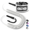 サーフィン リーシュコード マリンスポーツ BPS 'Storm' Ultralite Surf SUP Coiled Leg Rope - 10 Foot A...